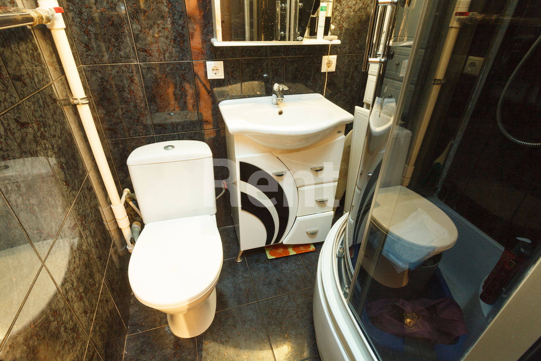 Ванная комната в квартире на ул Вятская, д 3