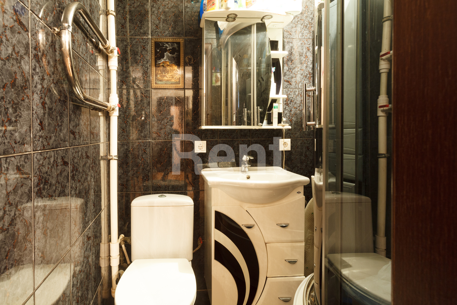 Ванная комната в квартире на ул Вятская, д 3