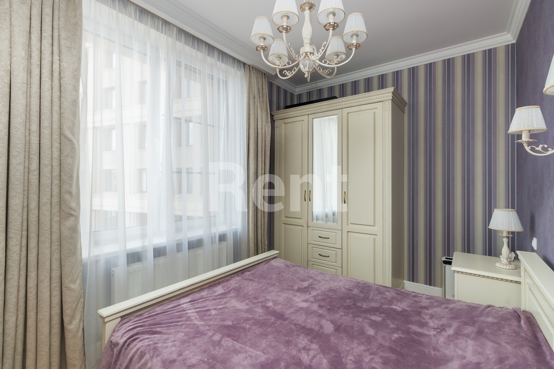 Спальня в квартире на ул Берзарина, д 28А к 3