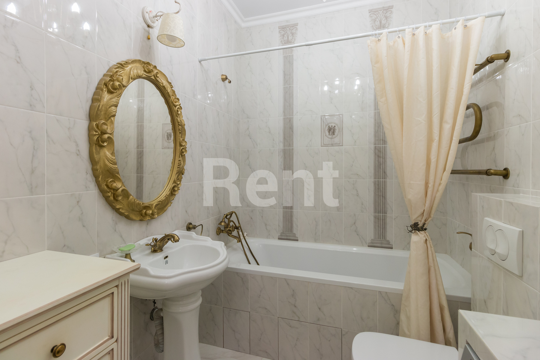 Ванная комната в квартире на ул Берзарина, д 28А к 3