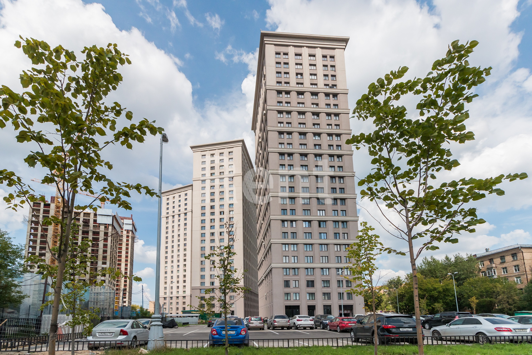 Фасад в квартире на ул Берзарина, д 28А к 3