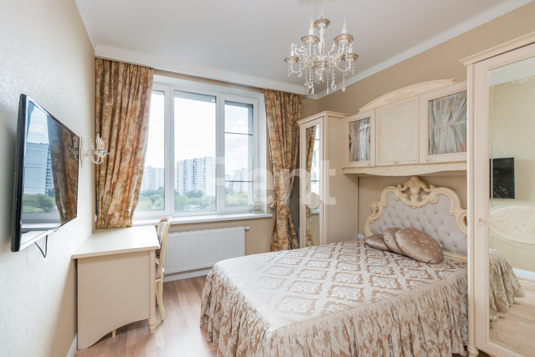 Спальня в квартире на ул Берзарина, д 28А к 3