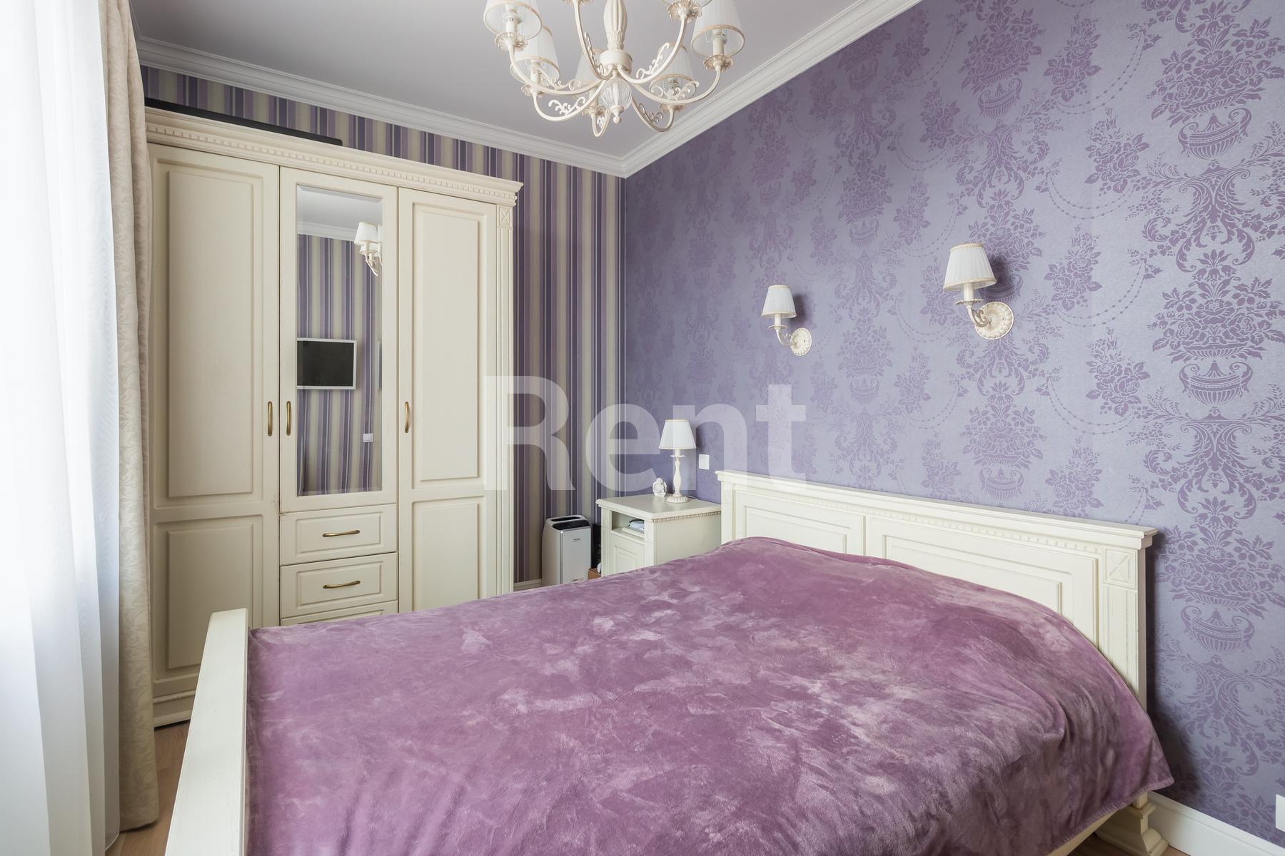 Спальня в квартире на ул Берзарина, д 28А к 3