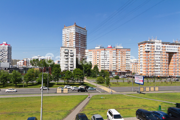 Вид из окна в квартире на пр-кт Мичуринский, д 9 к 1