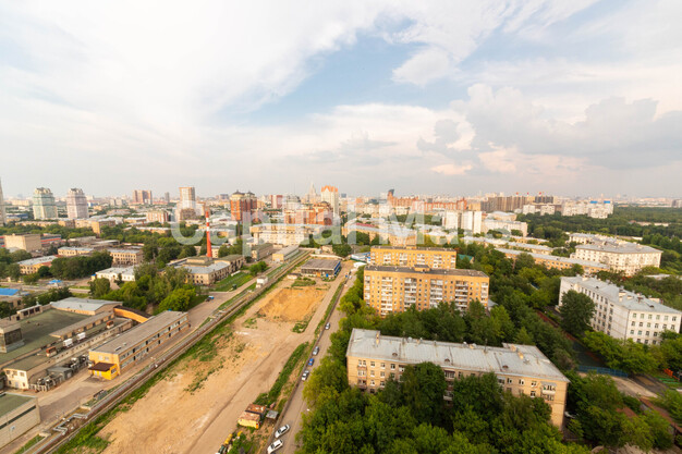 Вид из окна в квартире на ул Берзарина, д 28А к 1