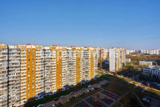Вид из окна в квартире на ул Никулинская, д 23 к 3