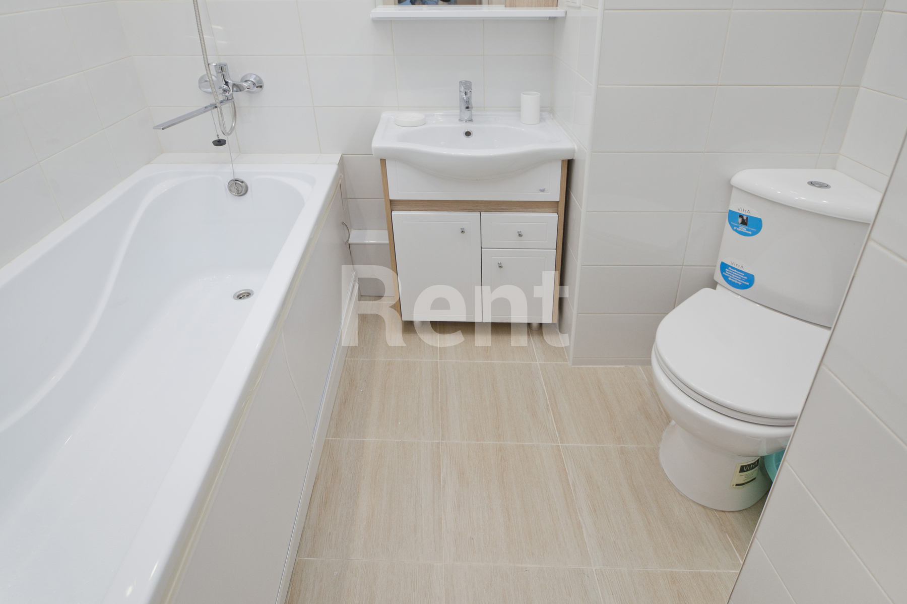 Ванная комната в квартире на Московская обл, Ленинский р-н, с/п Булатниковское, д Дрожжино, ул Южная, д 27