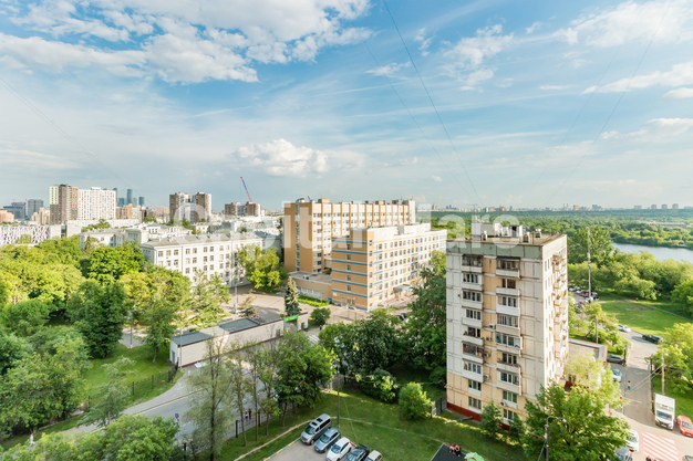 Вид из окна в квартире на наб Карамышевская, д 48 к 3
