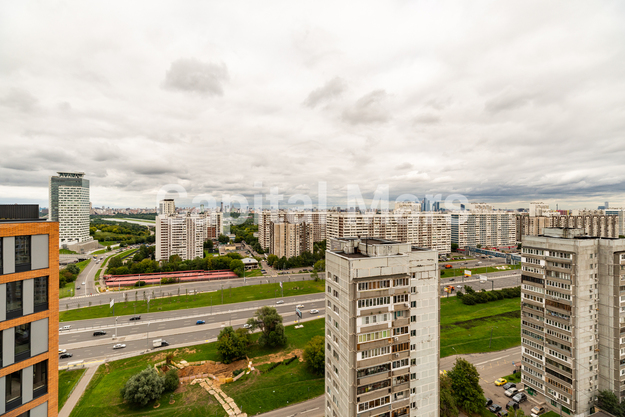 Вид из окна в квартире на ш Рублёвское, д 101