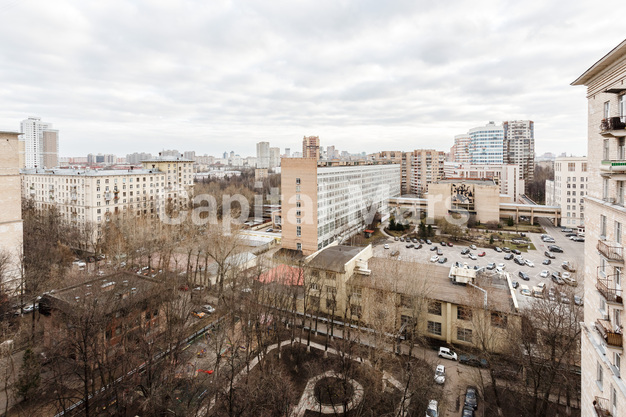 Вид из окна в квартире на ул Дмитрия Ульянова, д 4 к 2