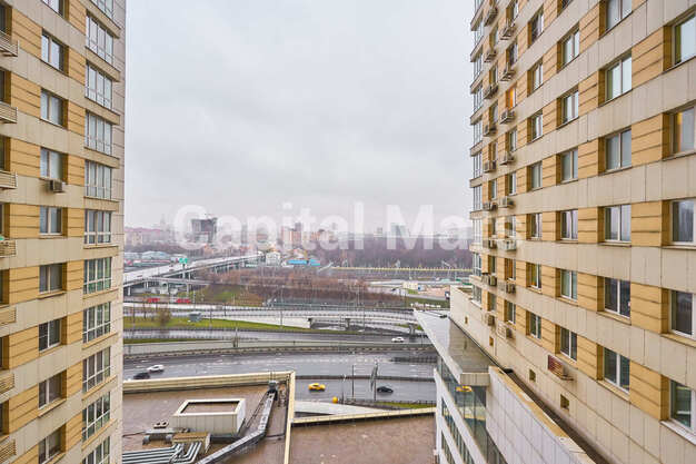 Вид из окна в квартире на ш Хорошёвское, д 12 к 1