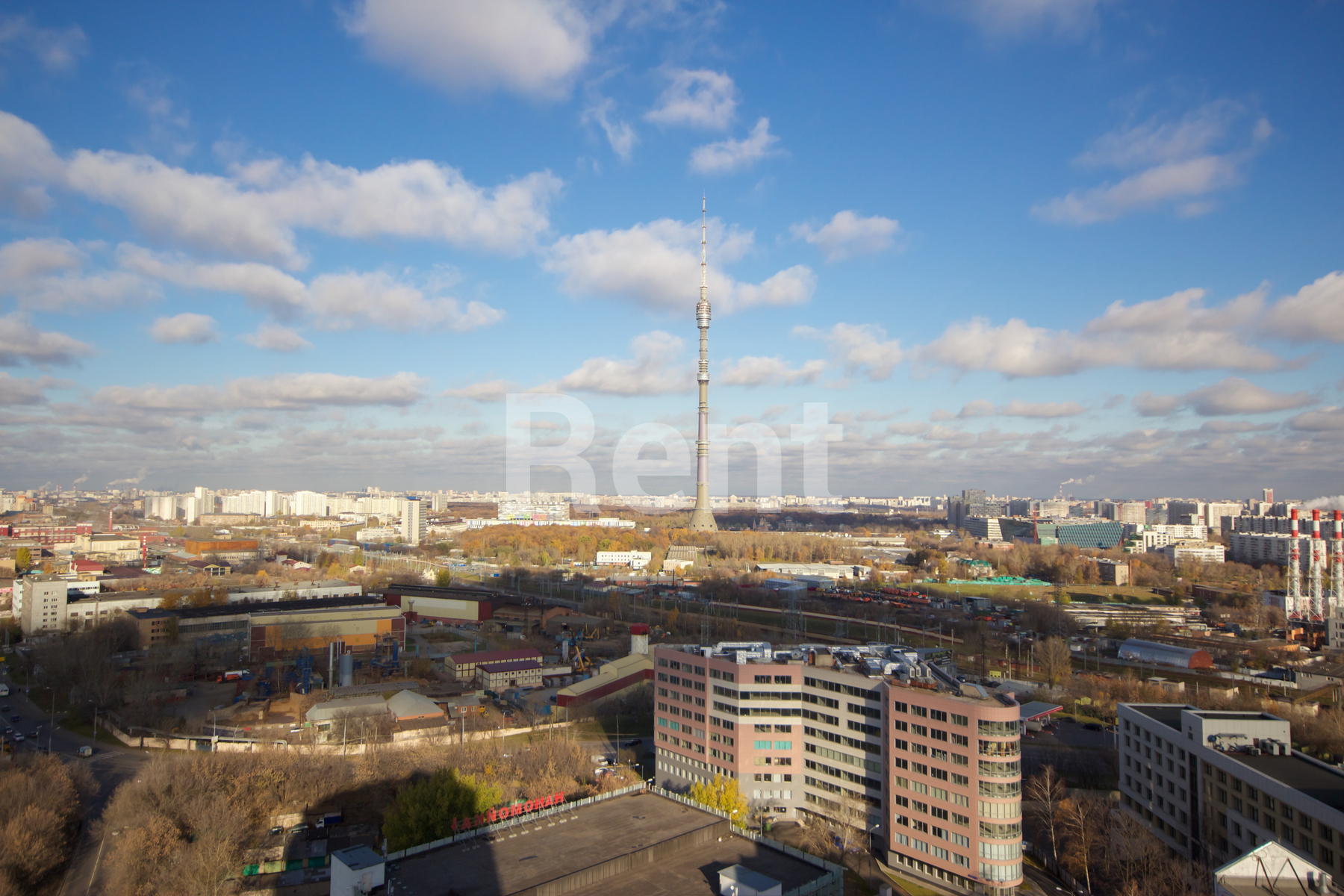 Вид из окна в квартире на проезд 17-й Марьиной Рощи, д 1