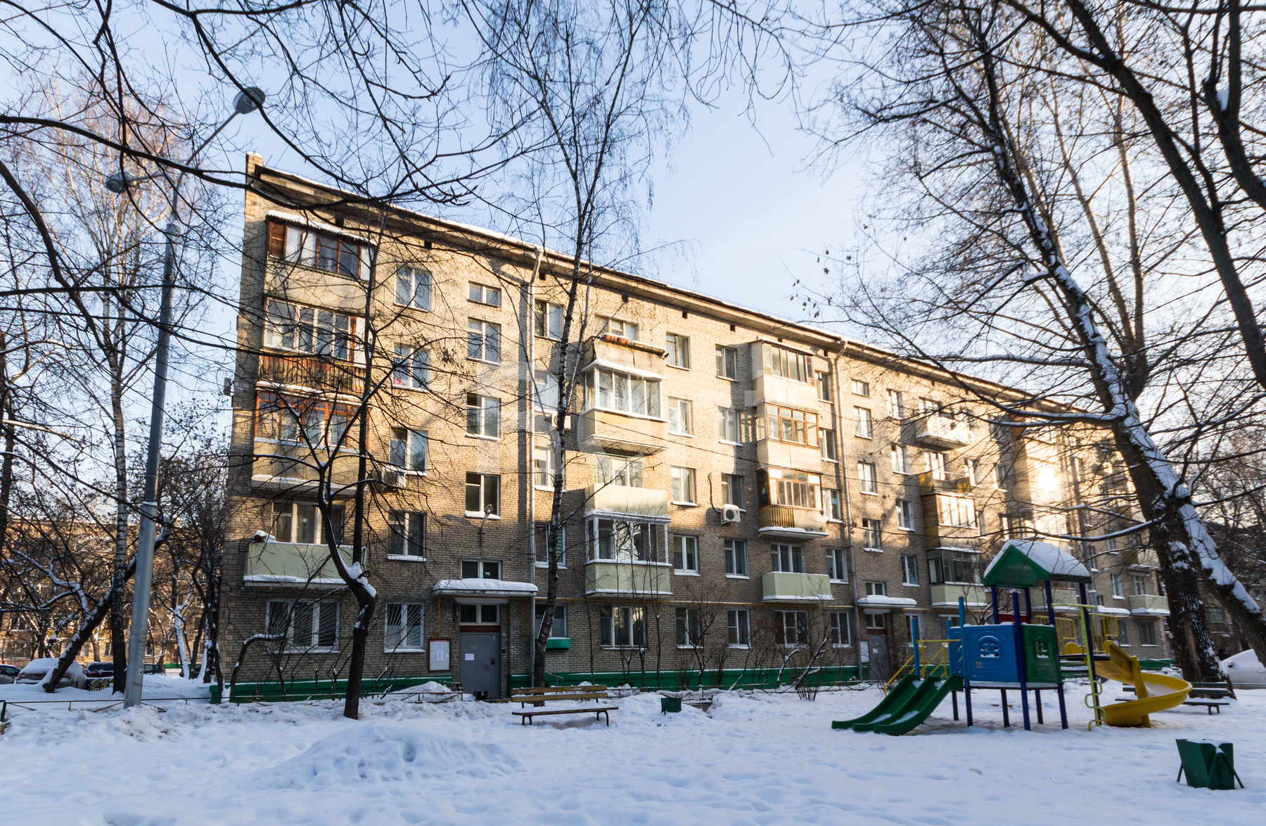 Фасад в квартире на ул Башиловская, д 9