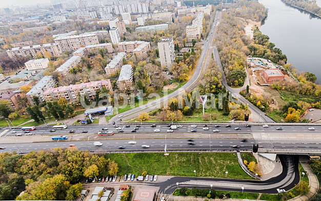 Вид из окна в квартире на ул Авиационная, д 79 к 1