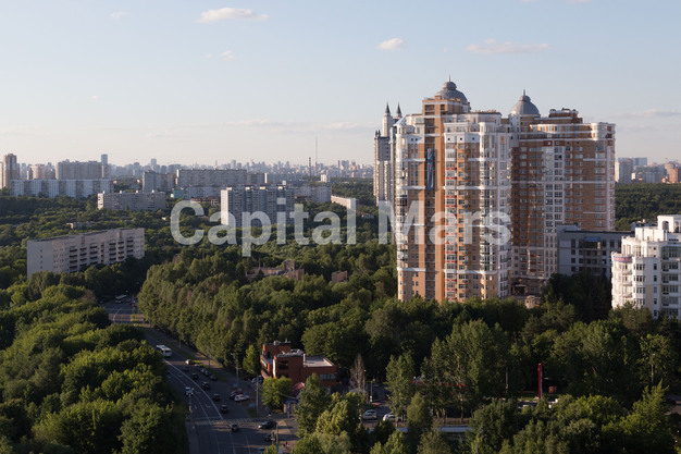 Вид из окна в квартире на ул Нежинская, д 9 к 1