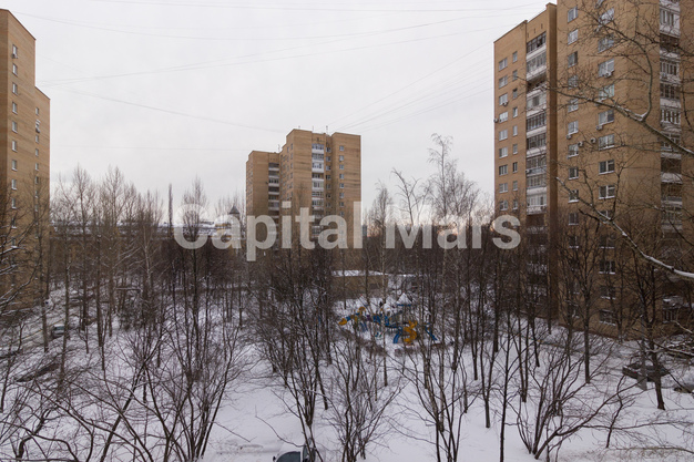 Вид из окна в квартире на ул Молодогвардейская, д 8 к 1