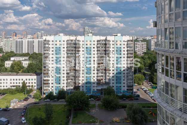 Вид из окна в квартире на пр-кт Вернадского, д 105 к 4