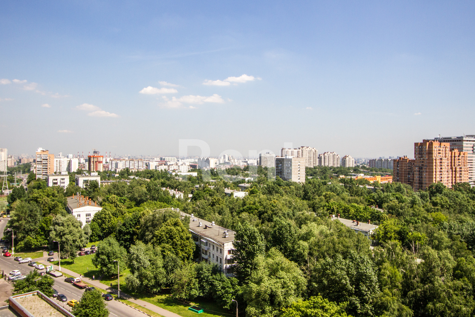 Вид из окна в квартире на ул Архитектора Власова, д 22