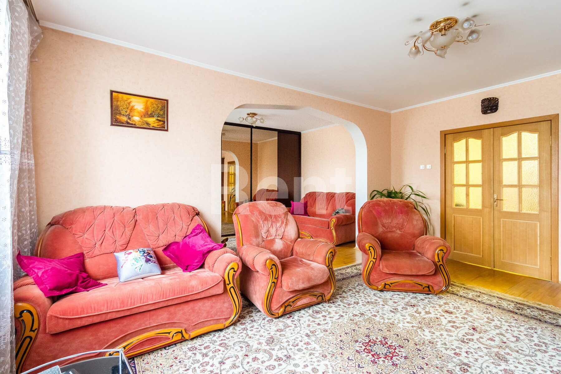 Гостиная в квартире на ул Привольная, д 57 к 1