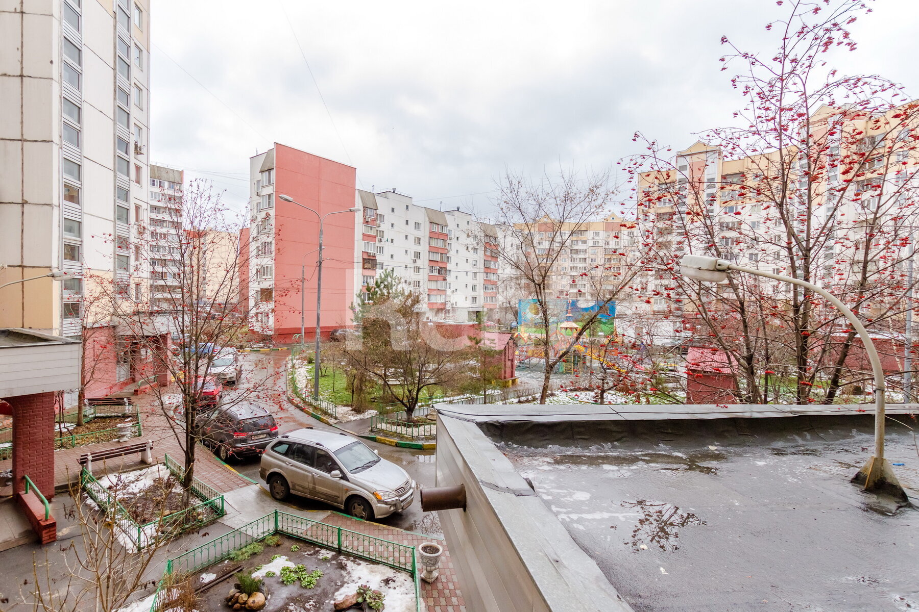 Вид из окна в квартире на ул Привольная, д 57 к 1