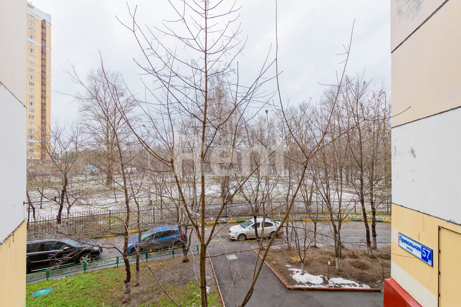 Вид из окна в квартире на ул Привольная, д 57 к 1