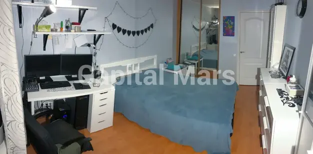 Спальня в квартире на ул Малая Ботаническая, д 1