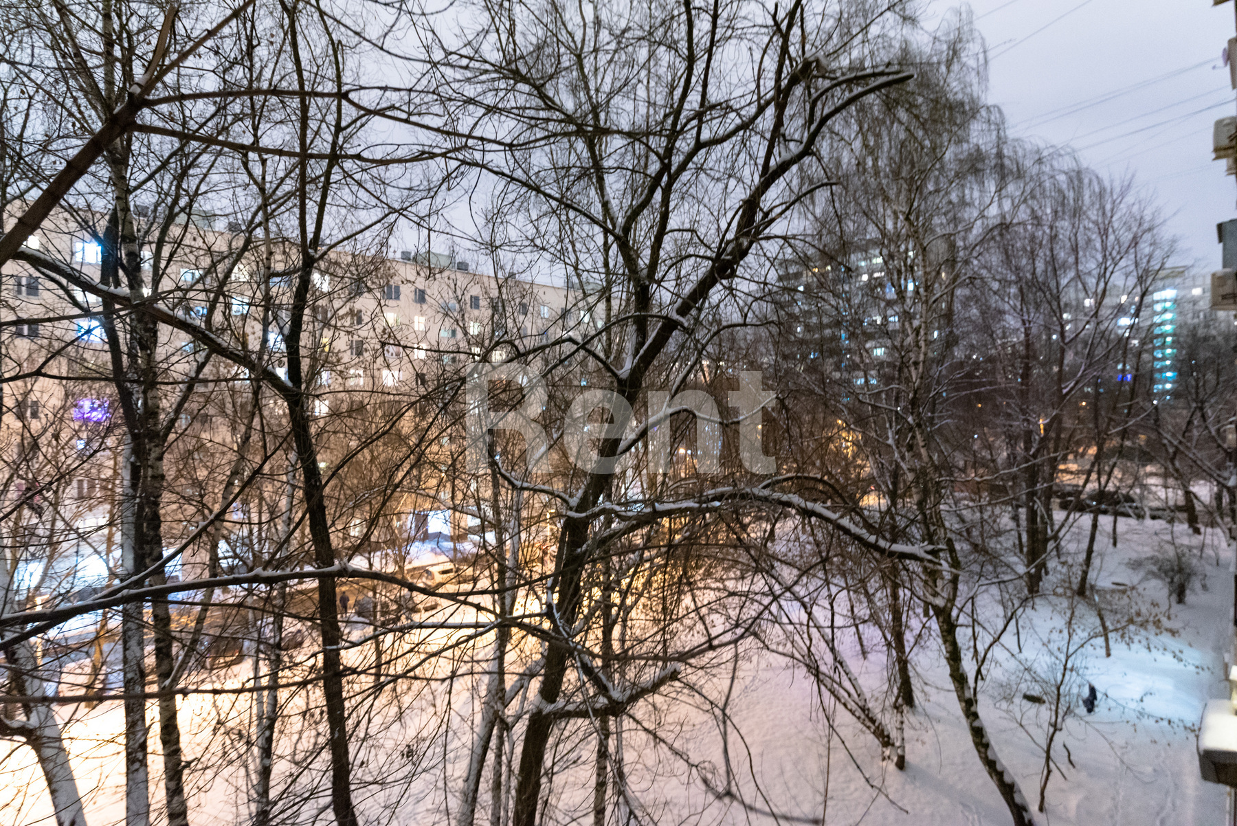 Вид из окна в квартире на ул Подольских Курсантов, д 8 к 3
