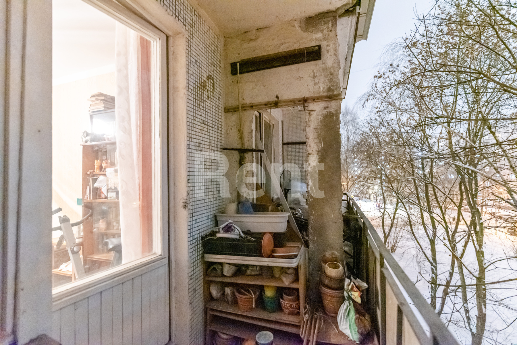 Балкон в квартире на ул Подольских Курсантов, д 8 к 3