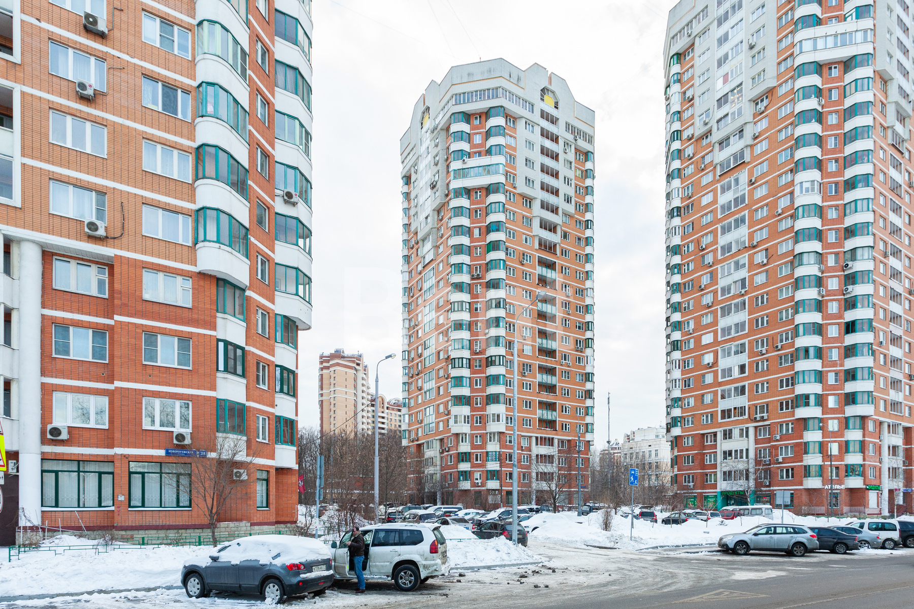 Фасад в квартире на ул Новорогожская, д 22