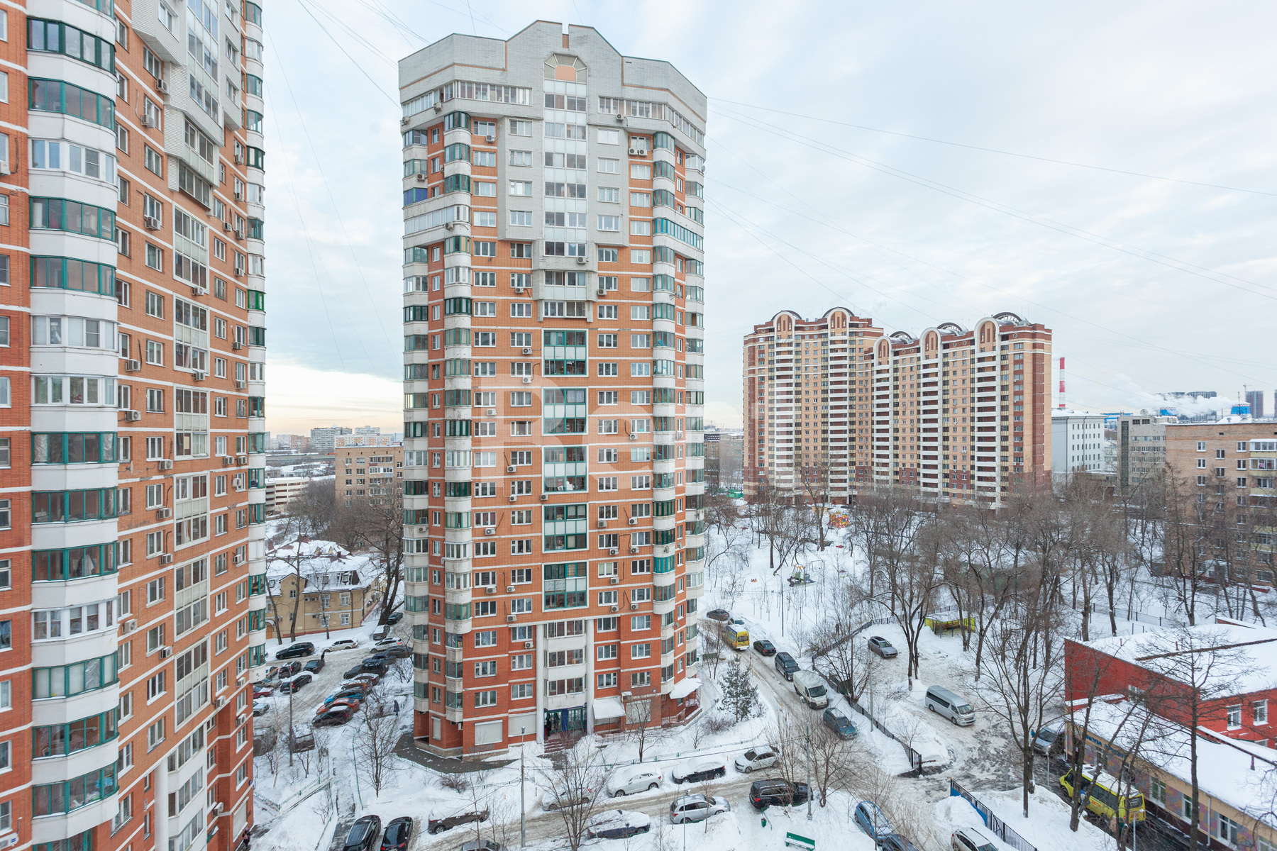 Вид из окна в квартире на ул Новорогожская, д 22