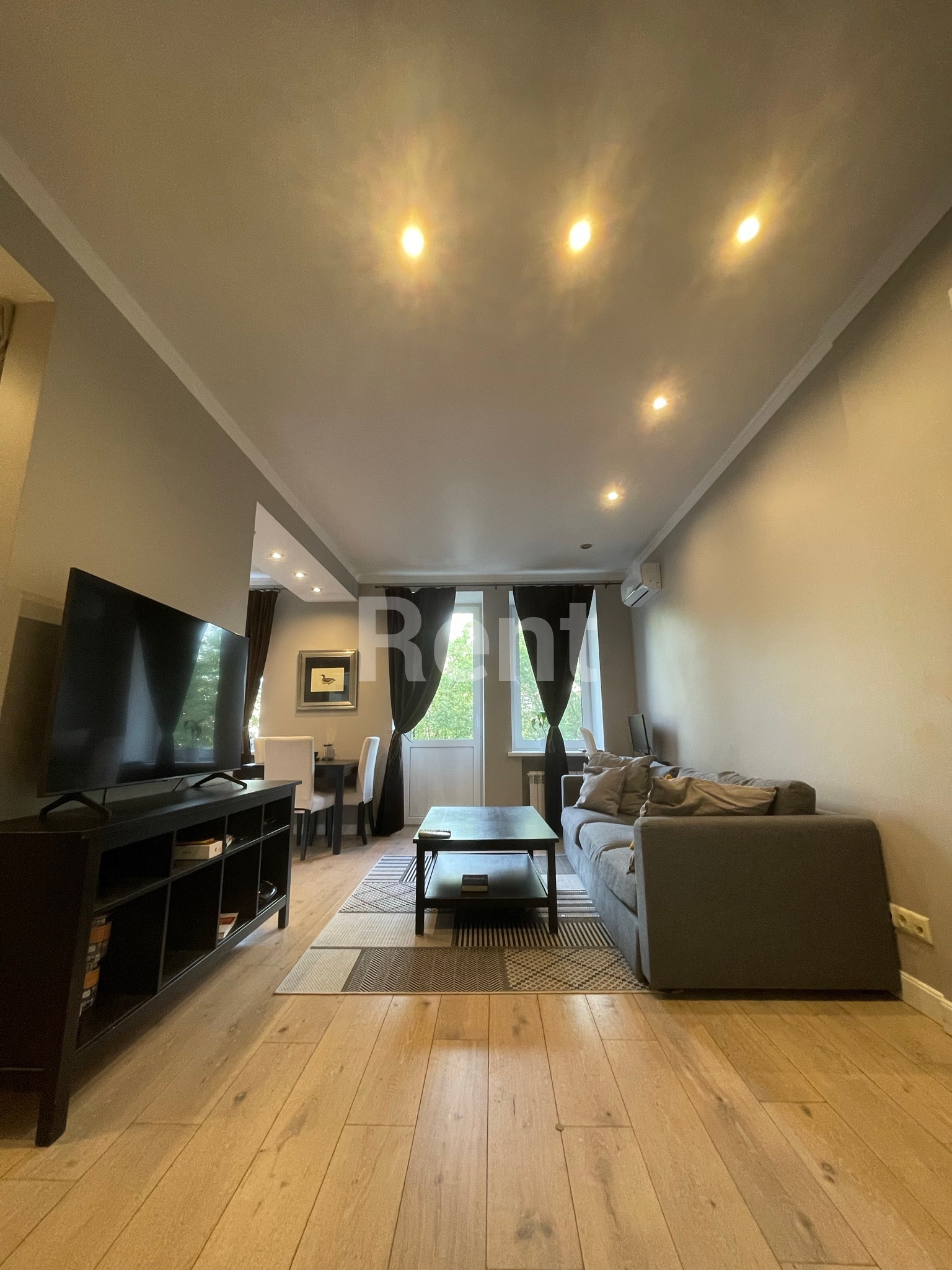 Гостиная в квартире на ул Новопесчаная, д 8 к 3