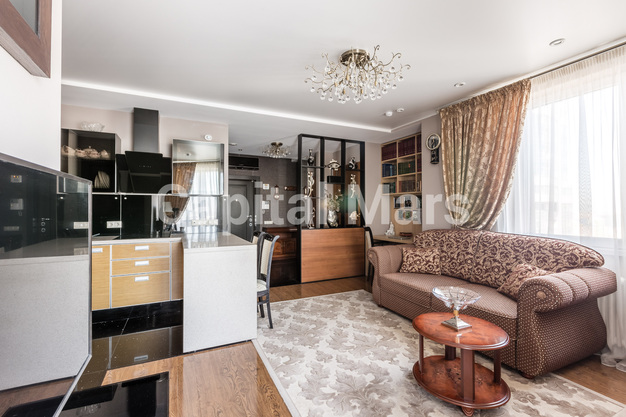 Гостиная в квартире на пр-кт Ленинский, д 111 к 1