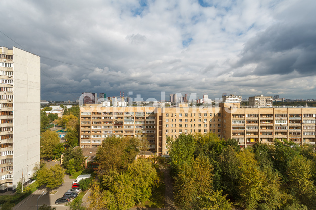 Вид из окна в квартире на ул Просторная, д 14 к 1