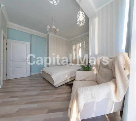 Спальня в квартире на ул Лётчика Бабушкина, д 17 к 3