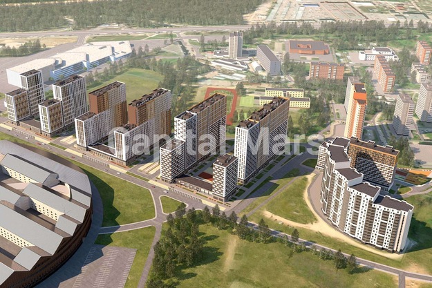 Двор в квартире на Московская обл, рп Новоивановское, б-р Эйнштейна, д 3