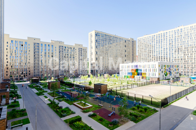 Вид из окна в квартире на ул 3-я Хорошёвская, д 25 к 3