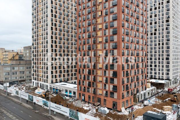 Фасад в квартире на Москва, Юго-Восточный административный округ, район Лефортово, 4-й микрорайон, жилой комплекс Красноказарменная 15, к1/1 (номер дома не указан) 