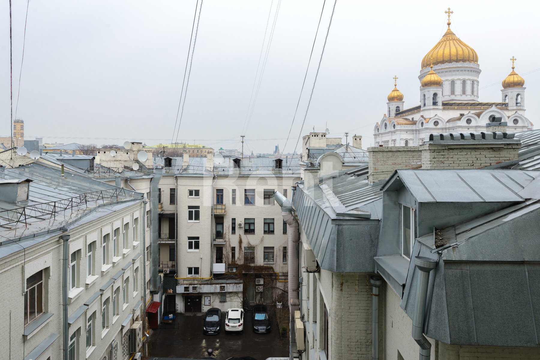 Вид из окна в квартире на ул Остоженка, д 3/14