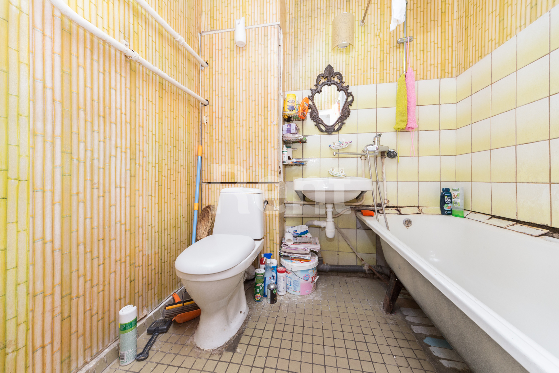 Ванная комната в квартире на ул Генерала Кузнецова, д 14 к 1