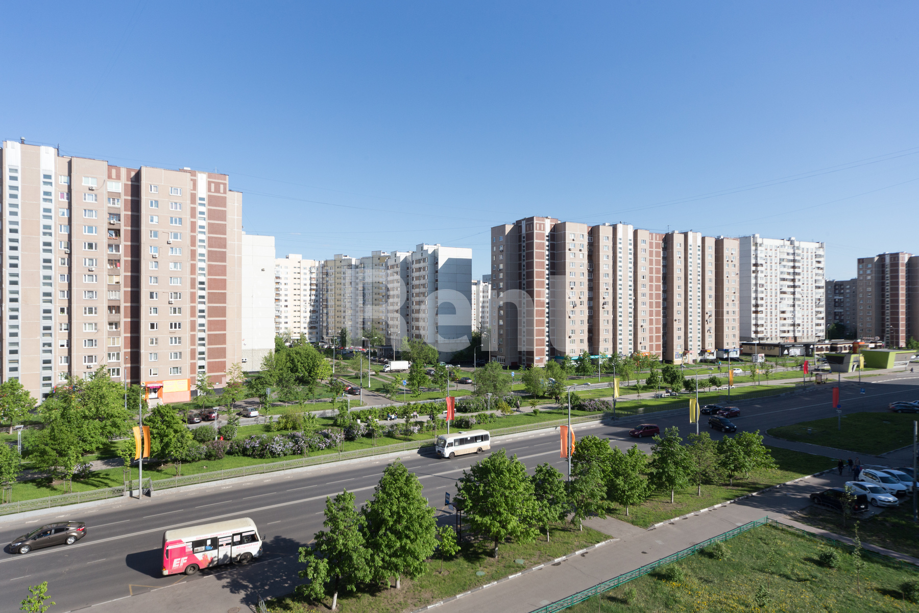 Вид из окна в квартире на ул Генерала Кузнецова, д 14 к 1