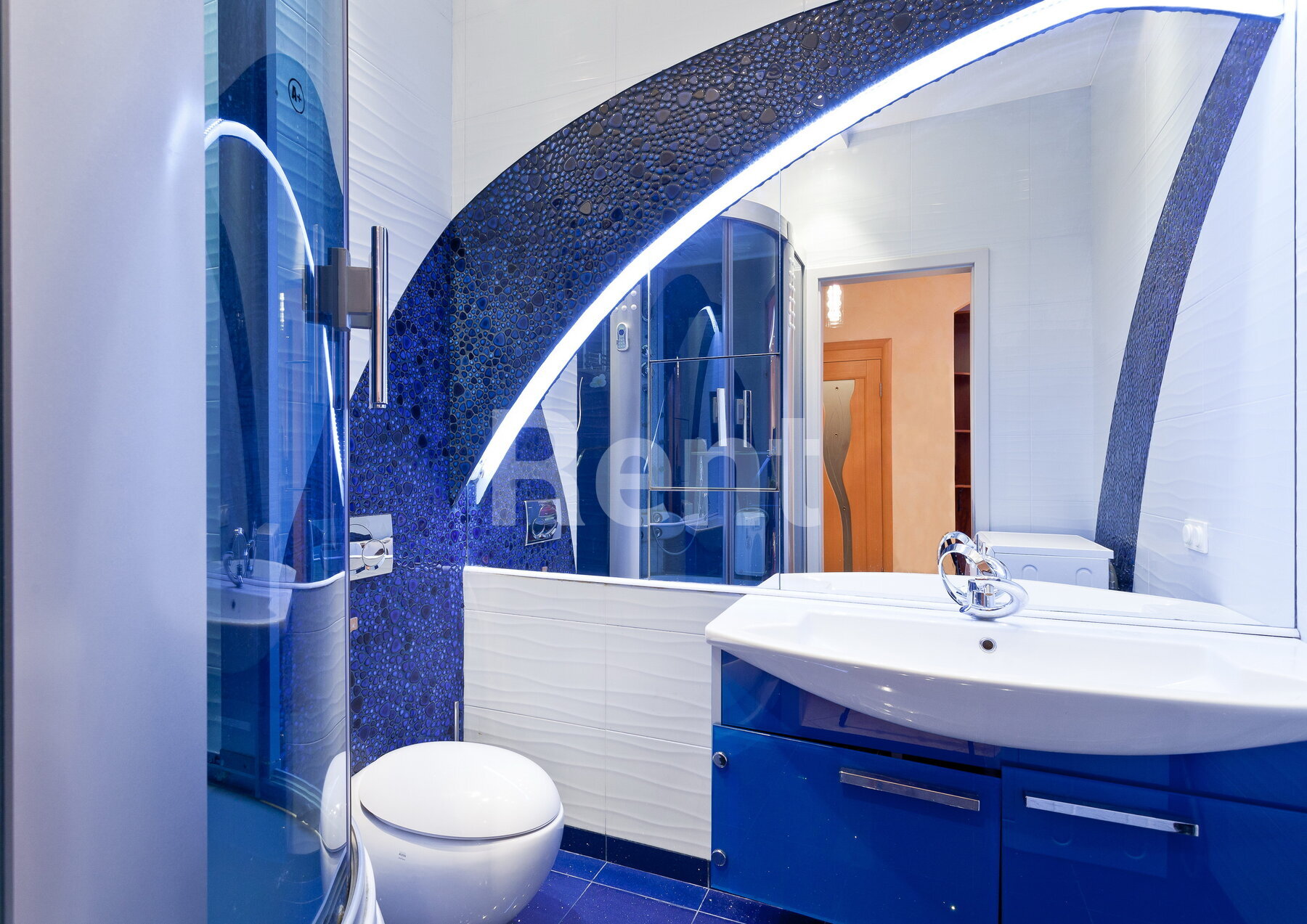 Ванная комната в квартире на ул Дубнинская, д 40А к 1