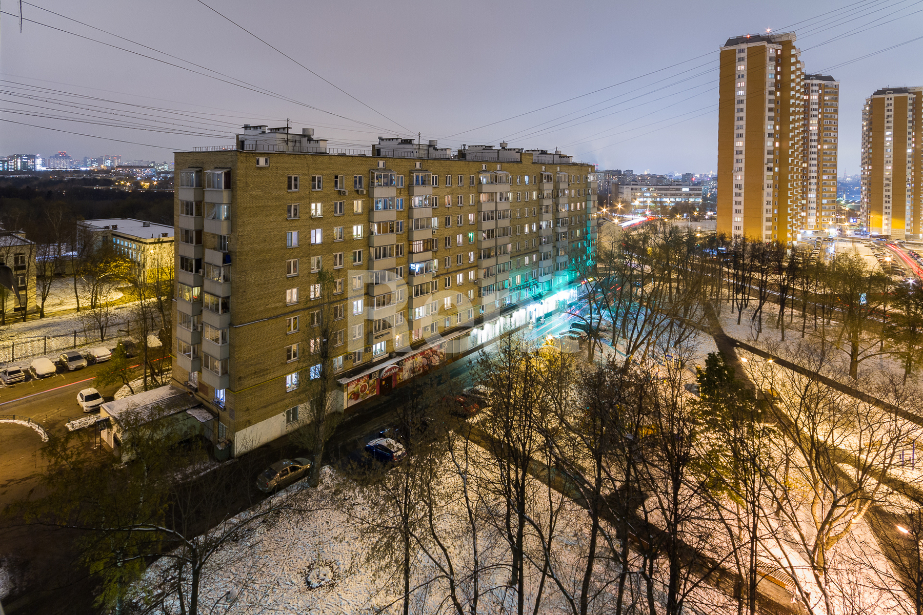 Вид из окна в квартире на ул Криворожская, д 23 к 1