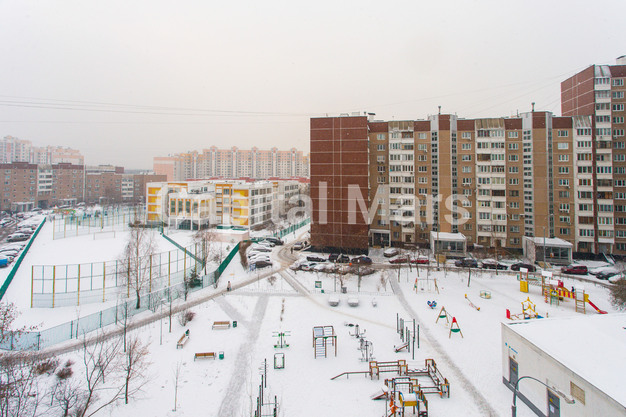 Вид из окна в квартире на б-р Жулебинский, д 36 к 2